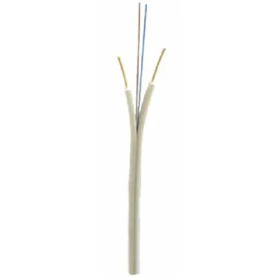 2J indoor flat fiber optic cable with connectors