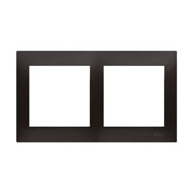 2násobný univerzální rám IP20 / IP44, antracit (metalický)