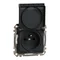2P+PE socket with shutters IP44, Sedna Design & Elements, black anthracite