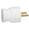 2P+Z 16A plastic white plug