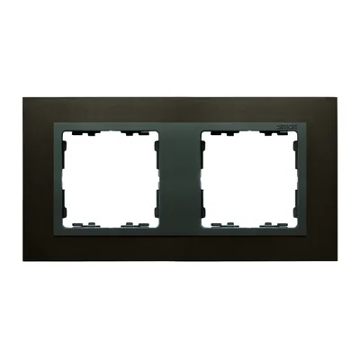 2x cadre en acier graphite / cadre intermédiaire en graphite