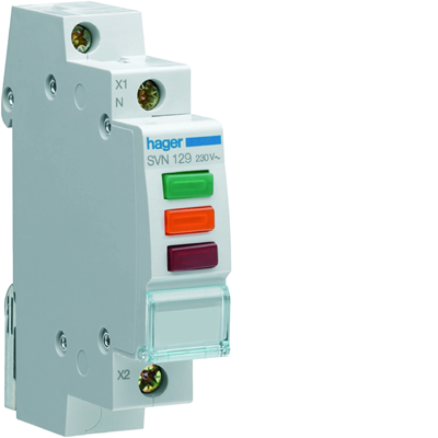 3-circuit indicator light (red/green/orange)