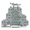 3-deck terminal block 2.5mm² TOPJOBS L/L/L gray 50pcs