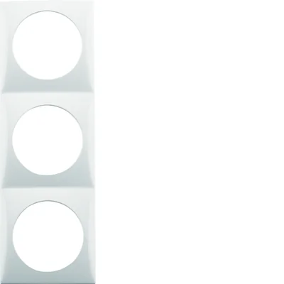 3-fach schneeweißer Rahmen, Integro Flow Glanz