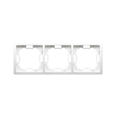 3-fold universal frame, horizontal and vertical, white