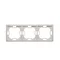 3-fold universal frame, horizontal and vertical, white