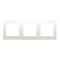 3-fold universal frame IP20 / IP44, cream