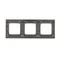 3-fold universal frame IP20 / IP44, gold