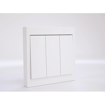 3-key radio wall switch, battery-operated, on/off all