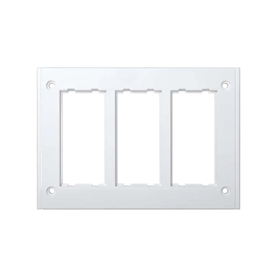 3-Modul-Rahmen für SBM350-Box, 6x K45, reinweiß