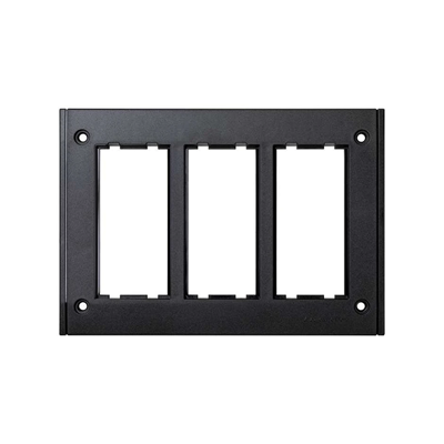 3-module frame for SBM350 box, 6x K45, graphite gray