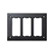 3-module frame for SBM350 box, 6x K45, graphite gray