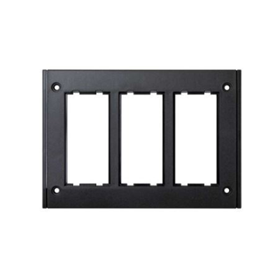 3-module frame for SBM350 box, 6x K45, graphite gray