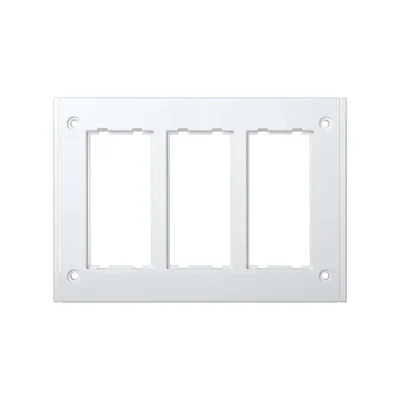 3-module frame for SBM350 box, 6x K45, pure white