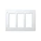 3-module frame for SBM350 box, 6x K45, pure white