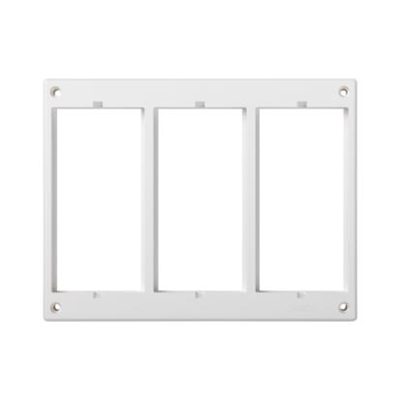 3-module frame, pure white