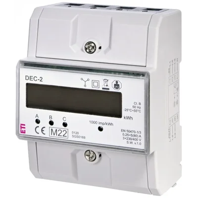 3-phase DEC-2 energy consumption indicator