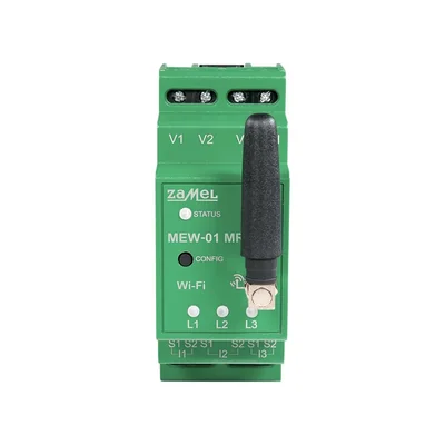 3-Phase Wi-Fi Electricity Monitor for Cooperation with a 200A or 400A Transformer Expansion Module, Type: MEW-01 MRP