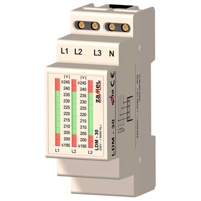 3-Phasen-Spannungsanzeiger 230/400 V AC TYP: LDM-30