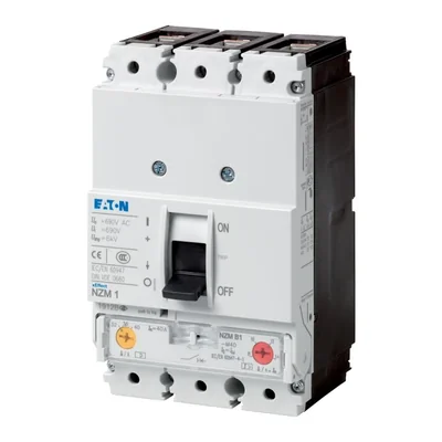 3-pole circuit breaker, 100A, NZMB1-M100