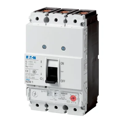 3-pole circuit breaker, 100A, NZMN1-S100