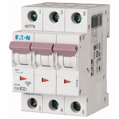 3-pole miniature circuit breaker, PLSM-C32/3-MW