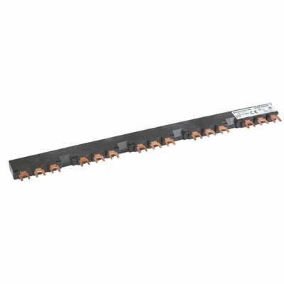 3-pole rail with 5 outlets 54mm 63A