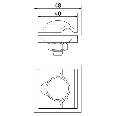 3-poliger DIN-Universalstecker /OC/