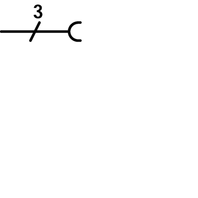 3-poliger Eingangsstecker