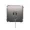 3-position shutter key switch 5A 230V in metallized stainless steel