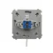 3-position shutter key switch 5A 230V in metallized stainless steel