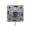 3-position shutter key switch 5A 230V metallized matt graphite