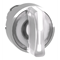 3-position switch, white inside, metal LED, typical