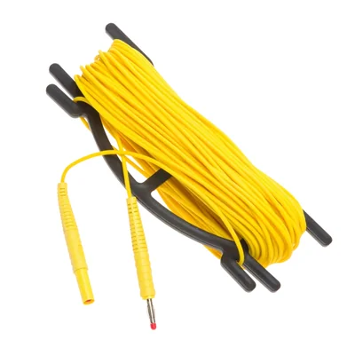 30 m gelbes Kabel zur Messung der Erdung auf der Rolle
