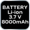 3000 lm SMD-LED-Akku-Flutlicht