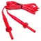 3.0m red 5kV cable terminated with banana plugs