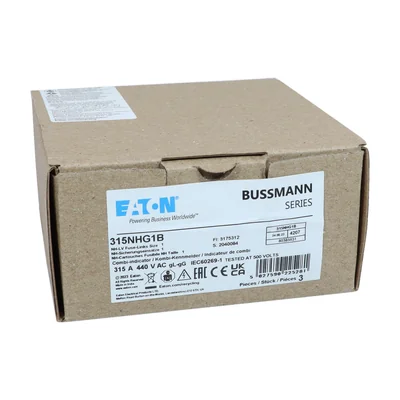 315NHG1B NH1 Sicherungseinsatz 315A 500V GL/GG Doppelanzeige