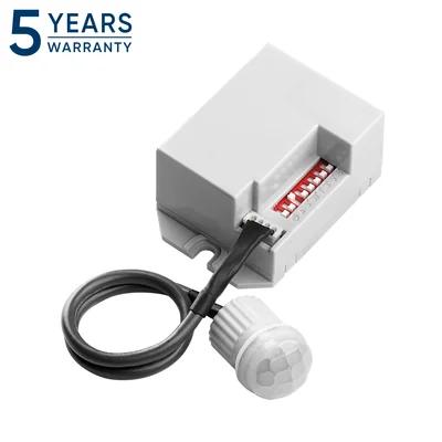360°-Bewegungsmelder mit externem Sensor, IP20, 12–24 V, 60–120 W