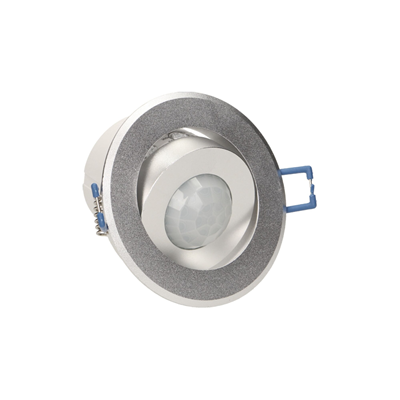 360 degree 1200W motion sensor for suspended ceilings, aluminum, adjustable sensor lens, silver