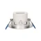 360 degree 1200W motion sensor for suspended ceilings, aluminum, adjustable sensor lens, silver