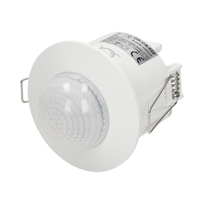 360 degree motion sensor for suspended ceilings, 3 PIR sensors, white