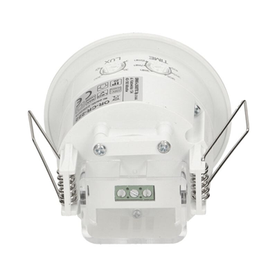 360 degree motion sensor for suspended ceilings, 3 PIR sensors, white