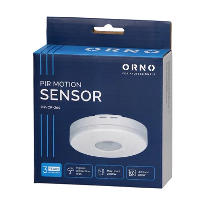 360-degree motion sensor, IP65, 2000W