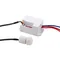 360 degree motion sensor with external sensor, IP20, 800W, white