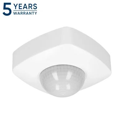 360° motion and presence sensor, IP65, 2000W, 3 sensors