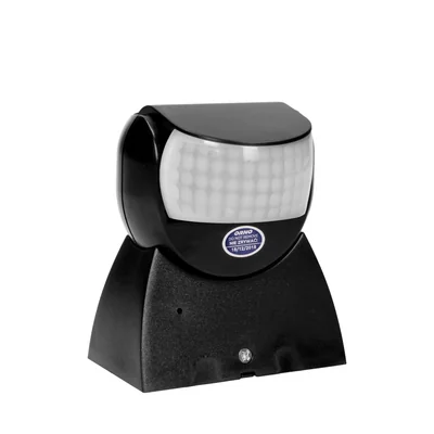 360/180 degree motion sensor, 2 sensors, IP65, 1200W, black