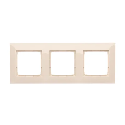 3fach-Universalrahmen für Gipskartondosen IP20 / IP44, creme