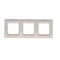 3fach Universalrahmen IP20 / IP44, Gold (Metallic)