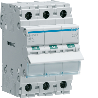 3P 125A modular switch disconnector