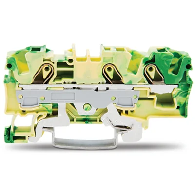 3vodičový PE konektor 6 mm², žlutozelený 2006-1307